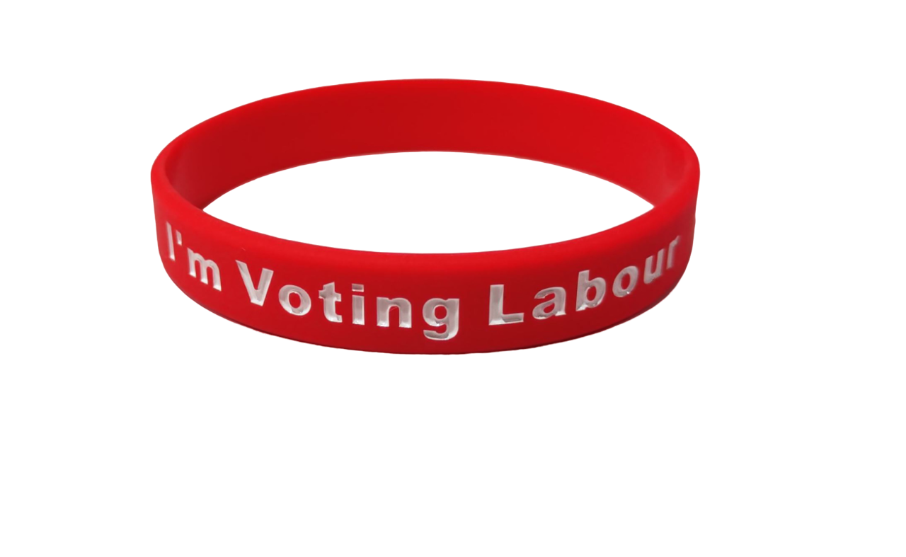 I'm Voting Labour Wristband