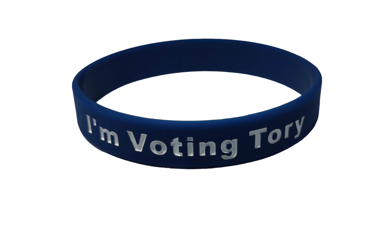 I'm Voting Tory Wristband