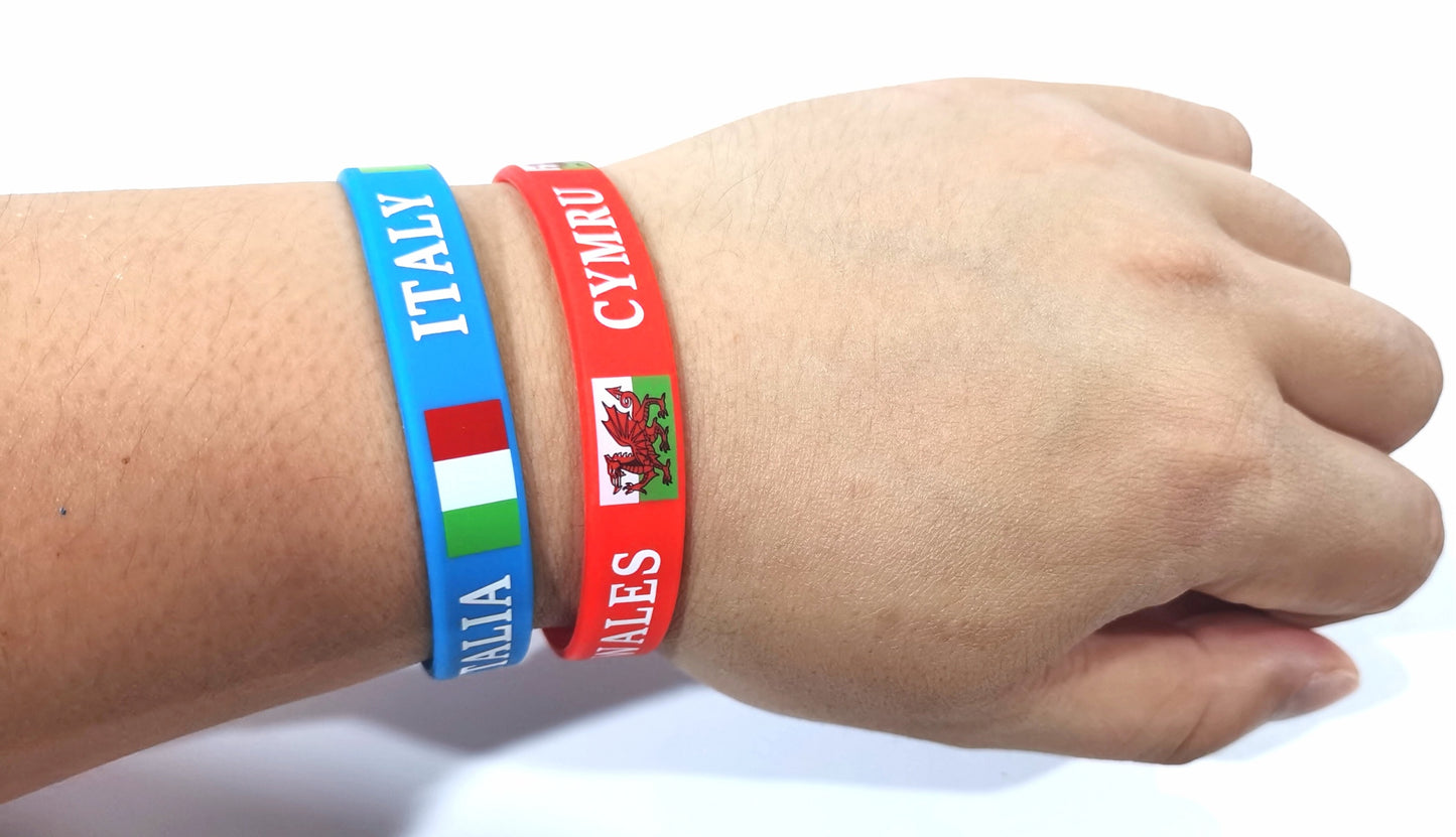 Wales Supporters Wristband - St Davids Day - Cymru